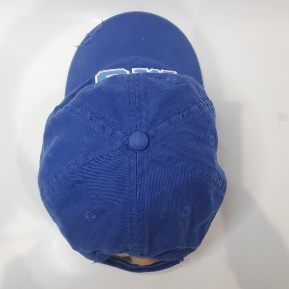 Disney Parks Adult Blue Monster’s University Distressed Strapback Hat Cap. - Picture 7 of 10
